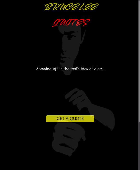 Landing page project image